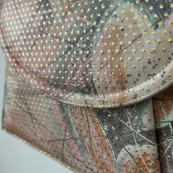 Vintage pastel color handbag - Picture 8 of 9